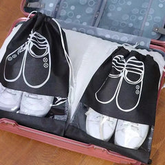 5/3/1pcs Shoes Storage Bags Closet Organizer Non-woven Travel Portable Bag Waterproof Pocket Clothing Classified Hanging Bag