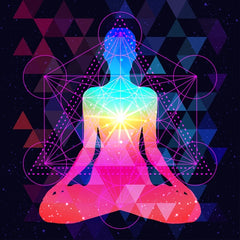Canvas Painting Art Posters Prints Indian Buddha Meditation 7 Chakra Yoga Sports Wall Art Pictures for Living Room Bedroom Decor