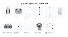 DJI Mini 3 Drone Beginner-Friendly Under 249 g Extended Battery Life 4K HDR Video True Vertical Shooting Original in Stock