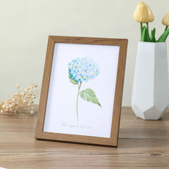 Wooden Photo Frame – Wall Hanging & Stand Display (10x15–A4) Home Decor