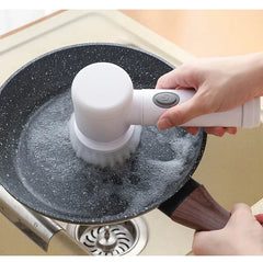 Electric Spin Scrubber, Bathroom Cordless Cleaning Brush Power Scrubber with  Replaceable Brush Heads, Electric Cleaning Brush