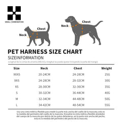 Dog Harness Leash Set for Small Medium Dog Adjustable Reflective Puppy Cat Harness pet Vest Chihuahua Dachshund Outdoor Walking Pet Shop