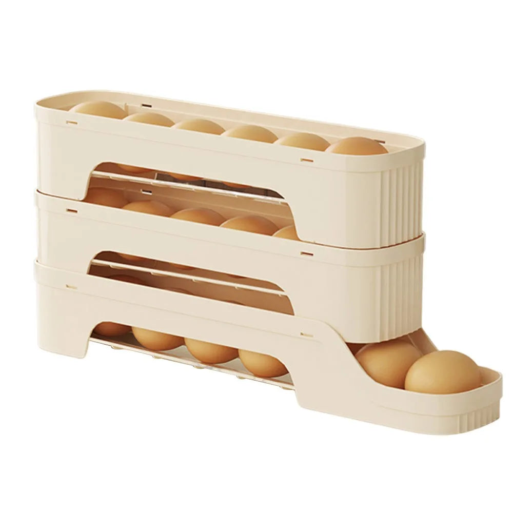 Automatic Rolling Egg Storage Organiser for Fridge – additional product image