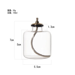Wedding Decoration Handcraft Glass Candle Holder Friend Gift Candle Holder Creative Glass Oil Lamp