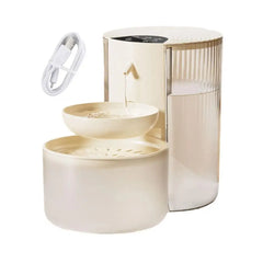Easy Disassembly Pet Water Fountain Wireless Pet Water Fountain with 3l Capacity for Cats Small Dogs for Clean for Pets