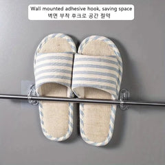 10pcs Multifunctional Wall-Mounted Round Hooks Free Punching Seamless Paste Storage Rack Kitchen Bathroom Household Ring Hange