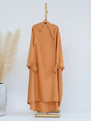Ramadan Muslim Dress Girls Kids Prayer Garment Hijab Dress Child Hooded Abaya Full Cover Niqab Islam Dubai Eid Robe 2026 Jilbab