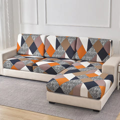 new floral printed stretch sofa seat cushion cover backrest cover protector for couch sofa cover L shape chaselong slipcovers
