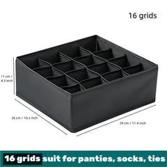 Socks & Underwear Organizer Box – Washable Drawer Storage