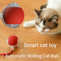 New Cat Interactive Ball Toy,Automatic Rolling Cat Ball Rechargeable,Smart Kitten Interactive Toy,Intelligent Balls Toy for Cat Pet Shop