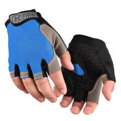 Men Cycling Bicycle Gloves Half Finger Gym Gloves Women Mitten Breathable Anti-slip Glove Fitness Sport Training Gloves