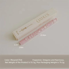 Embossed Long Candles for Candlesticks Taper Scented Wedding Candles Ceremony Home Decorations Item