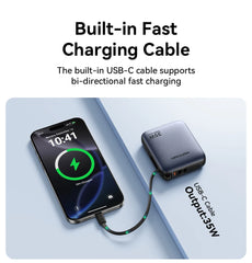 Vention 35W Mini Power Bank PD Fast Charge 10000mAh Portable PowerBank for iPhone 17 16 Pro Samsung S25 External Battery Charger
