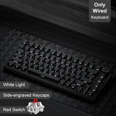 Ajazz AK820/AK820Pro Wireless/Bluetooth Mechanical Keyboard with Knob