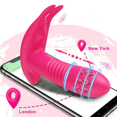 Penetration Vagina Vibrator Female Clitoris Stimulator Dildo Vibrator Sex Toy Wearable Panties Vibrator Adult Sex Toys for Women