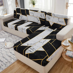new floral printed stretch sofa seat cushion cover backrest cover protector for couch sofa cover L shape chaselong slipcovers