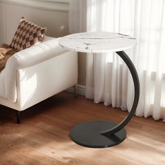 Coffee Table Light Luxury Side Table Round Flower Bedside Table Bedside Home Study Desk Auxiliary Desk Living Room Furniture Bedroom Furniture