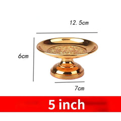 Fruitplate Offering Alloy fruit plate offering Buddha Lotus fruit plate Guanyin tribute Buddhist article