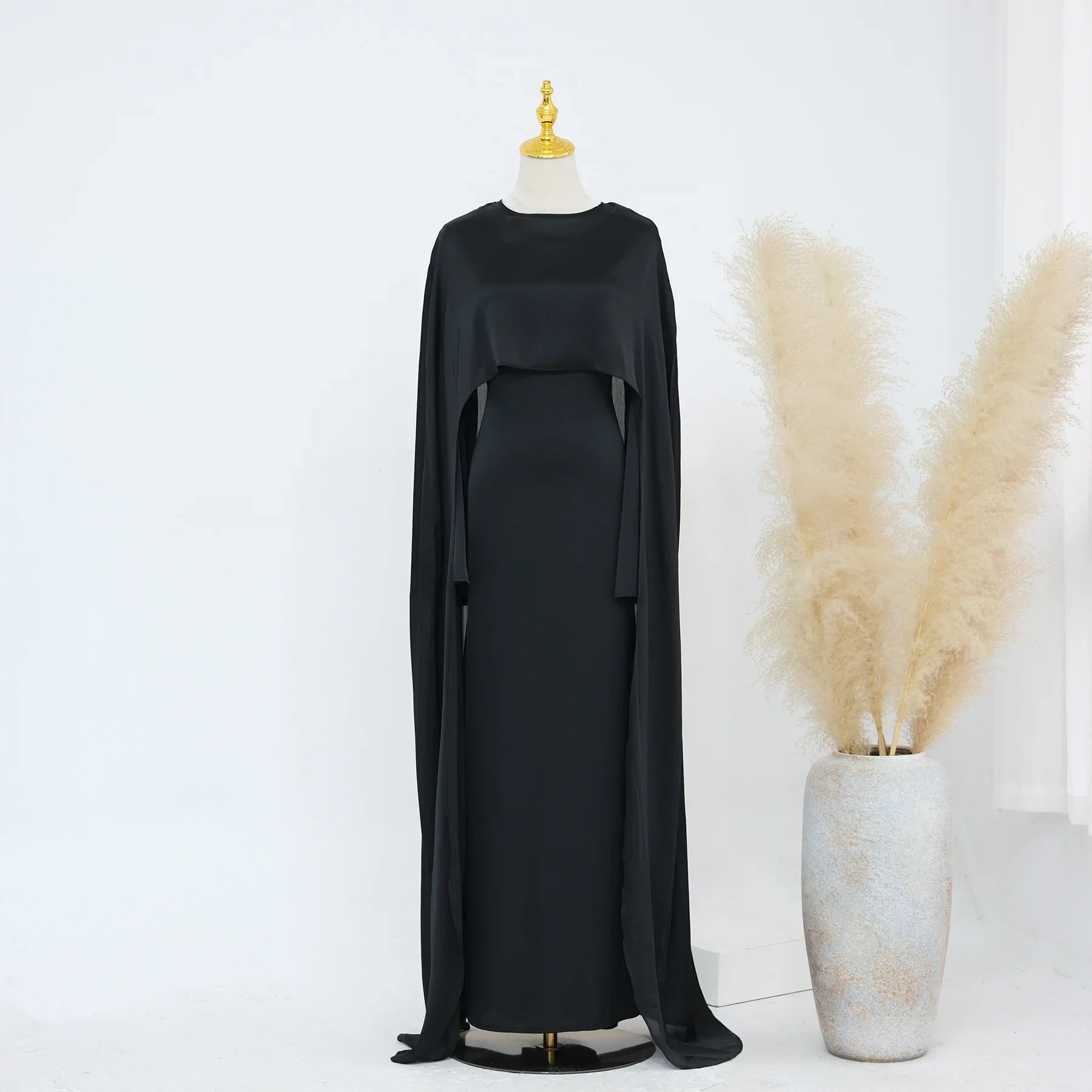 Ramadan 2 Piece Muslim Women Set Dubai Modest Abaya Islam Abayas Femme Elegant Arabic Clothing Fashion Turkey Solid Outfit 2025