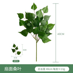Fake Plant Home Living Room Decor Simulation Green Eucalyptus Leaves Jungle Arrangement Flower Arrangement Accessories
