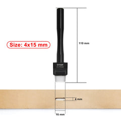 OWDEN Oblong Leather Punch Set for Belt Hole Puncher Oval Hole Strap Watch Band Flat Heavy Duty Leather Craft Hollow Punch
