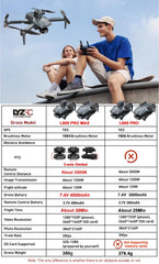 New L600 PRO MAX/PRO GPS Drone 5KM 4K Professional HD Dual Camera 3-Axis Gimbal 360° Obstacle Avoidance Brushless Quadcopter Toy