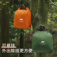 Foldable Waterproof Dry Bag, Oxford Cloth Portable Storage Pouch for Camping, Hiking & Swimming