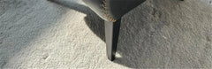 PU Leather Small Ottoman Foot Stool with Wood Legs