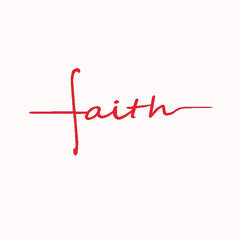 Faith Cross Decal Christian Religious Vinyl Sticker Car Window Decor ,  Women's Christian Laptop Decals for Apple MacBook Decor