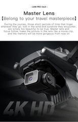 New L600 PRO MAX/PRO GPS Drone 5KM 4K Professional HD Dual Camera 3-Axis Gimbal 360° Obstacle Avoidance Brushless Quadcopter Toy