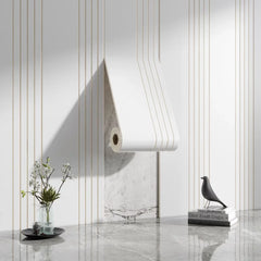 Modern 3D Wood Pattern Wall Panels, Eco-Friendly Self-Stick Decorative Board for House Upgrading， wall stickers