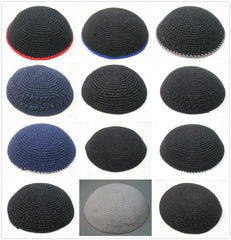 HAND MADE KNITTED YARMULKE KIPPAH SKULL CAP, CUSTOMIZED ORDER UNDER ENQUIRY FIRST