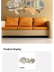 Acrylic Mirror Wall Sticker Round Decorative Mirror