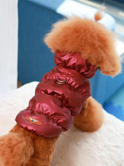 Dog Jacket For Autumn/Winter, Pet Coat, 3-Layer Thick Warm Outerwear, Suitable For Small To Medium Dogs Like Poodle, Teddy, York Pet Shop Pet Clothing