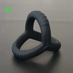 Penis Ring Reusable Silicone Semen Cock Ring Penis Enlargement Delayed Ejaculation Sex Toys For Men