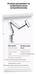 Adjustable Lazy Mobile Phone Stand for Bedside and Desktop Hidden Design Live Broadcast and Video Watching
