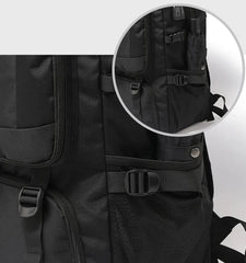 50L 80L Large Travel Backpack Men Separate Shoe Compartment Business Bag Outdoor Sports Waterproof Man Black Storage Backpacks
