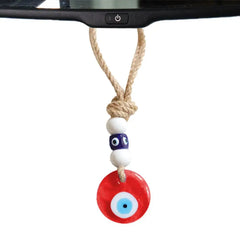 Devil Blue Eyes Car Pendant Turkish Blue Evil Eye Pendant Rear View Car Ornament Evil Eye Charm Car Decor Evil Eye Car Ornament