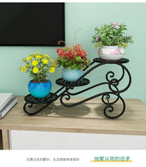Metal Succulent Stand – Mini Desktop Plant Display Rack Home Decor