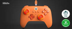 8BitDo Ultimate C Wired Controller USB Gamepad with Hall Effect Joysticks for PC Windows and Xbox Series X、Series S, Xbox One,.