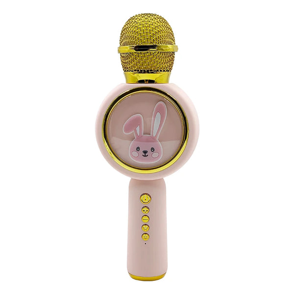 TWS Bluetooth-compatible Karaoke Microphone Wireless magic sound Microfone TF Speaker Sing Mic For Children Lovely Gift