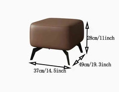 Upholstered Single Corner Sofa Lounge Leisure Armless Lazy Chair Comfy Accent Chair for Living Room Bedroom Reading Room Recliner-Living Room Furniture