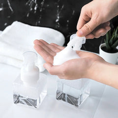 250ml/450ml Large Capacity Foam Bottles Dispenser Plastic Pump Bottles Mini Empty Soap Refillable Bottle Travel Shampoo Foaming
