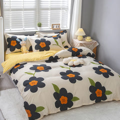 Fall Simple plaid Style Duvet Cover 220x240 Quilt Cover 1PCS Comforter Covers for double twin queen king bed size Plaid bedding