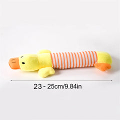Funny Simulated Animal No Stuffing Dog Toy with Squeakers Durable Stuffingless Plush Squeaky Dog Chew Toy Crinkle Pet Squeak Toy Pet Shop