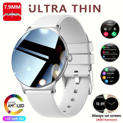 2026New 7.9mm Ultra-Slim SmartWatch Women Health Monitoring Always-On Display 100 +Sports Modes Bluetooth Call Smart Watch Women