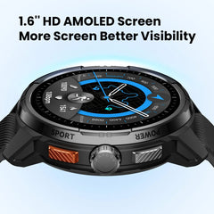 HAYLOU Solar Ultra GPS Smartwatch 1.6” AMOLED Display 5ATM Waterproof Built-in GPS Bluetooth Phone Calls Sports Smart Watch