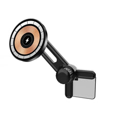K10 Vacuum Suction Cup Car Magnetic Wireless Charger Foldable 360° Universal Rotating Stand for iPhone Samsung Gym Bath Mirror