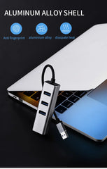 USB 3.0 HUB 1000Mbps 3 Ports USB 3.0 Type C HUB USB to Rj45 Gigabit Ethernet Adapter RTL8153 for MacBook Laptop Computer