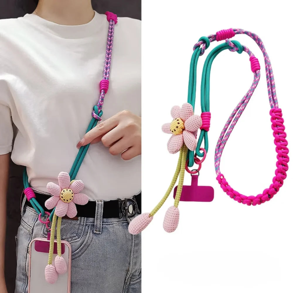 Cartoon Phone Lanyard – Crossbody Decorative Strap For Phones